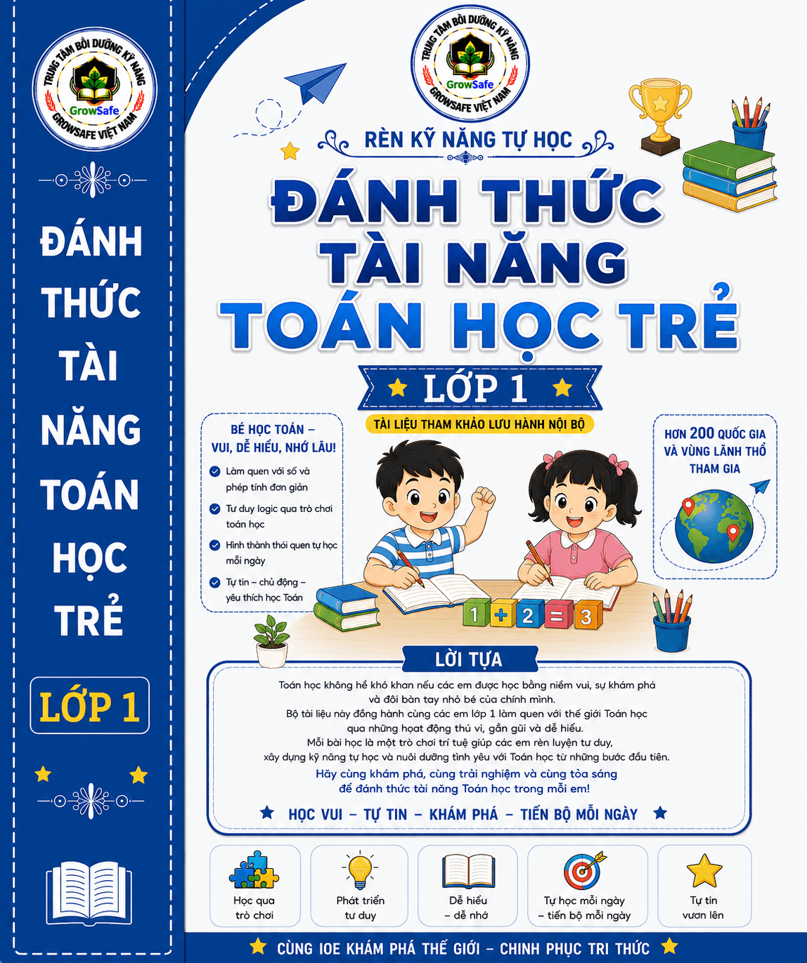 ĐÁNH THỨC TÀI NĂNG TOÁN HỌC TRẺ – LỚP 1 Khơi mở tư duy – Nuôi dưỡng niềm say mê – Đánh thức tiềm năng Toán học