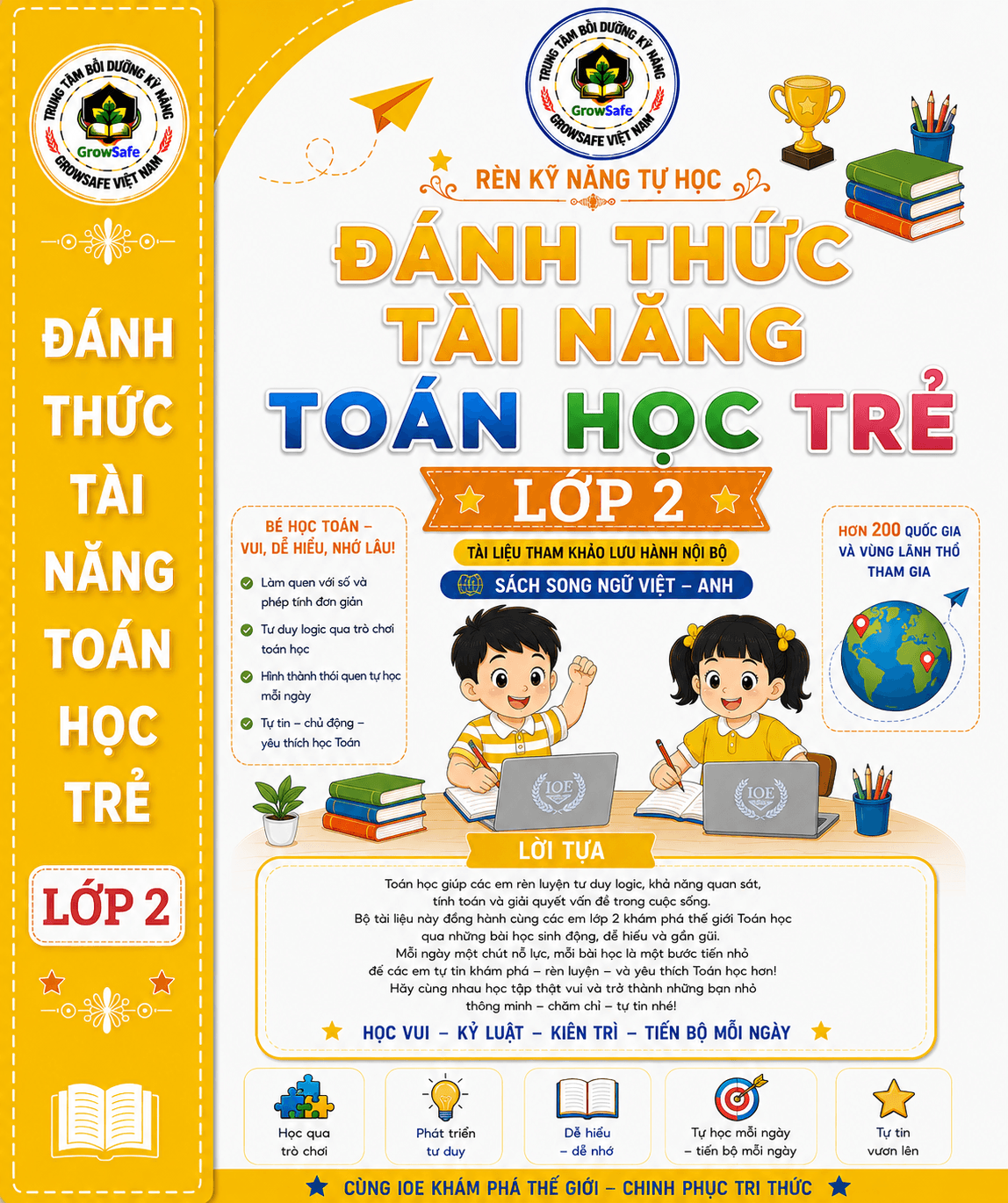 ĐÁNH THỨC TÀI NĂNG TOÁN HỌC TRẺ – LỚP 2 Mở rộng tư duy – Phát triển năng lực – Tự tin khám phá Toán học song ngữ
