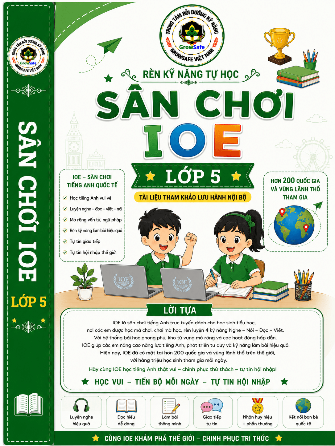 IOE LỚP 5 – BỨT PHÁ NĂNG LỰC TIẾNG ANH, RÈN PHẢN XẠ, TỰ TIN BƯỚC VÀO THCS