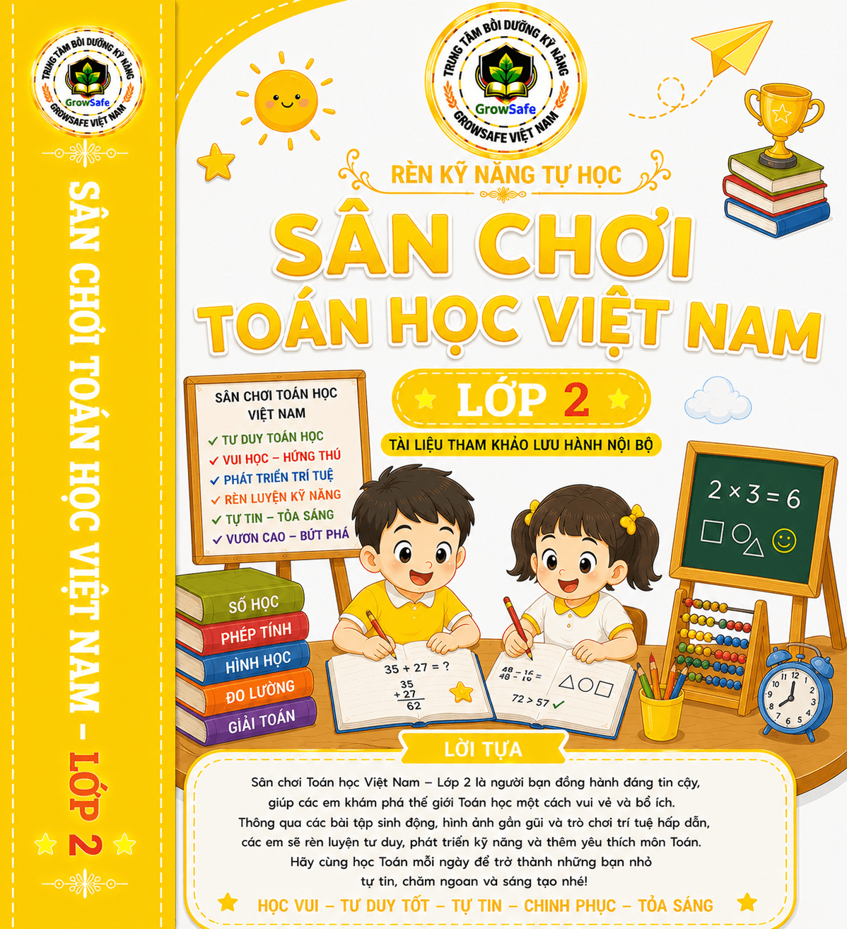 TOÁN HỌC VIỆT NAM LỚP 2 – RÈN TƯ DUY, CỦNG CỐ KIẾN THỨC, TỰ TIN CHINH PHỤC TOÁN HỌC