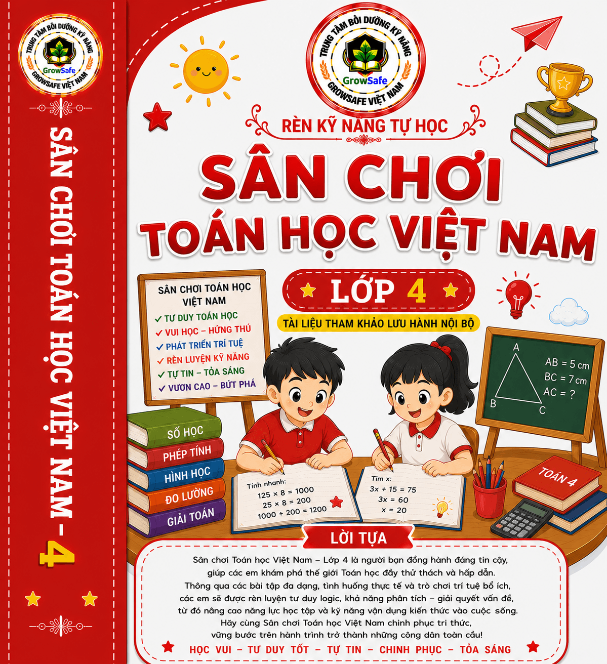 TOÁN HỌC VIỆT NAM LỚP 4 – PHÁT TRIỂN TƯ DUY LOGIC, NÂNG CAO NĂNG LỰC, BỨT PHÁ TRONG HỌC TẬP