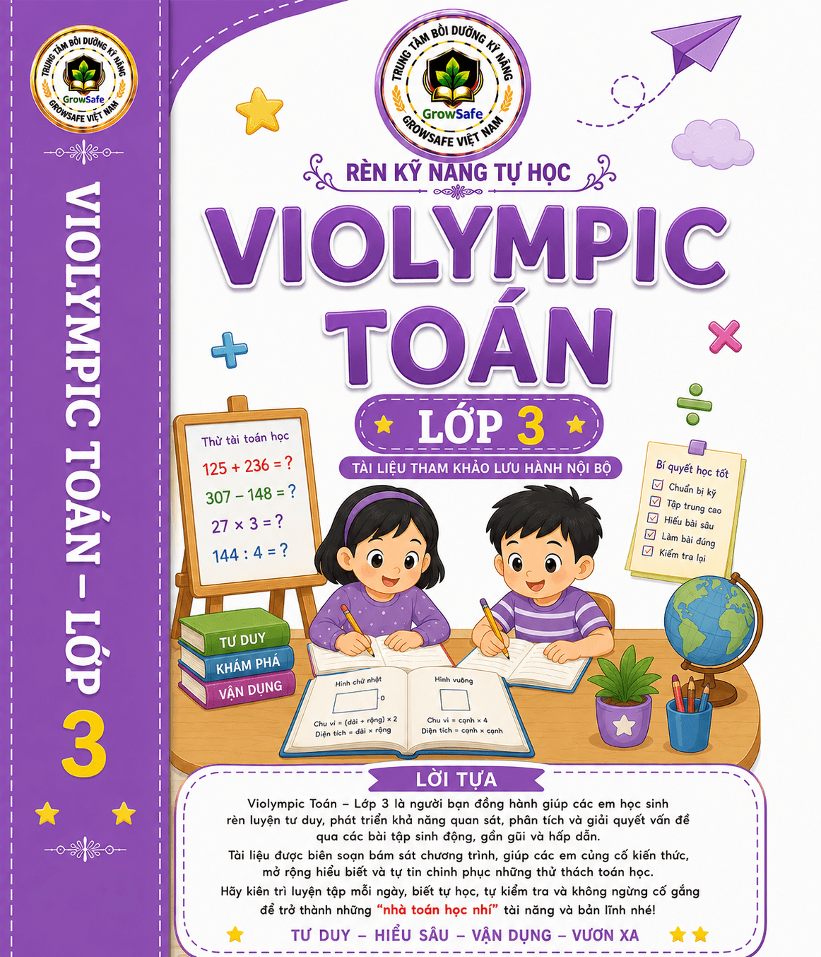 VIOLYMPIC TOÁN LỚP 3 – RÈN TƯ DUY LOGIC, PHÁT TRIỂN NĂNG LỰC, TỰ TIN CHINH PHỤC THỬ THÁCH!