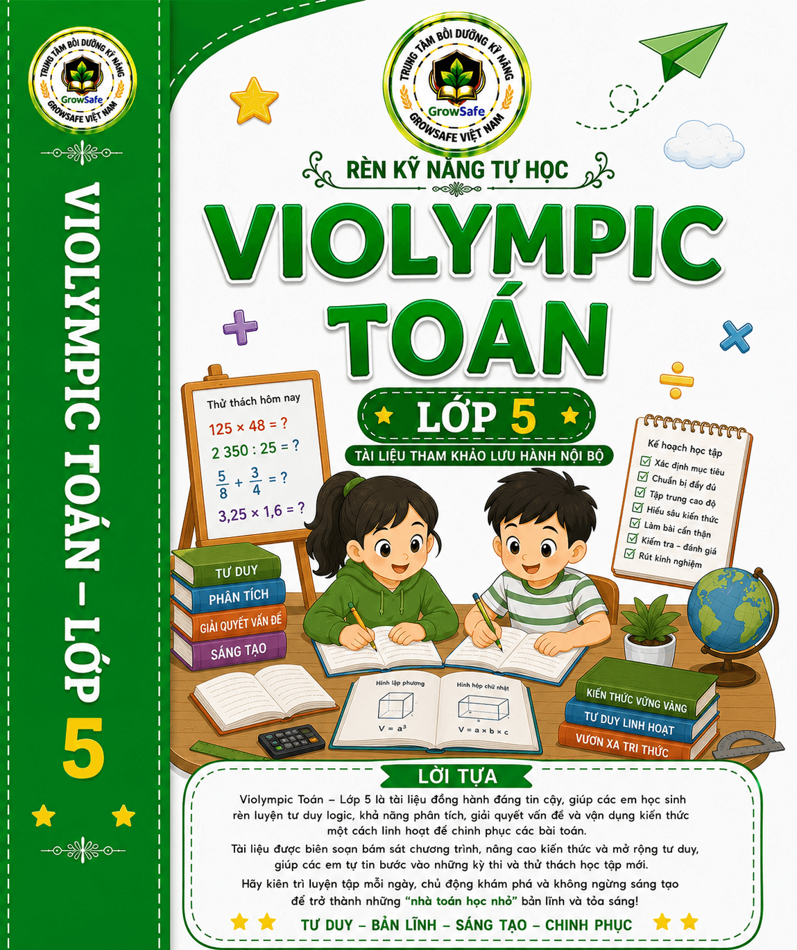 VIOLYMPIC TOÁN LỚP 5 – BỨT PHÁ TƯ DUY, NÂNG TẦM NĂNG LỰC, TỰ TIN CHINH PHỤC THỬ THÁCH!
